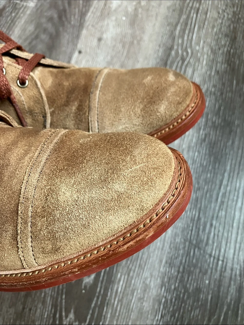 Allen Edmonds Patton Weatherproof Suede Cap-Toe Boots